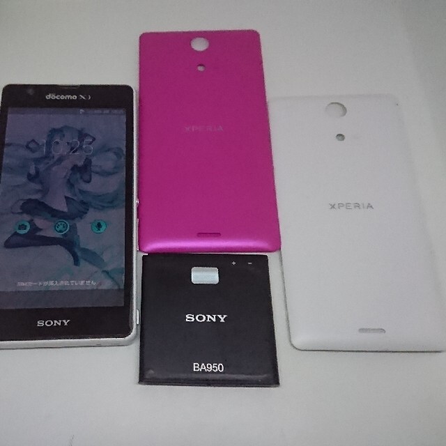 Xperia(エクスペリア)のXperia A SO-04E 初音ミク ver ソニー,ドコモ ワンセグ 4G スマホ/家電/カメラのスマートフォン/携帯電話(スマートフォン本体)の商品写真