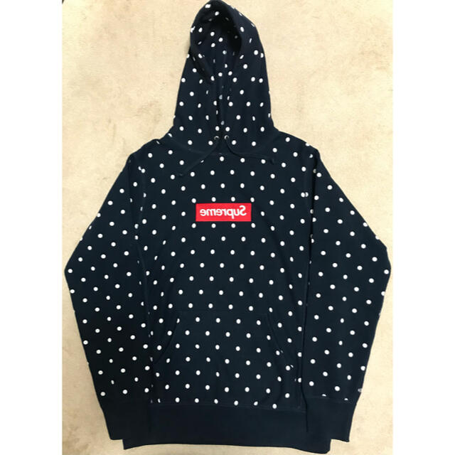 Supreme(シュプリーム)のSALE シュプリーム　コムデギャルソン 12ssミラーロゴ　パーカー メンズのトップス(パーカー)の商品写真