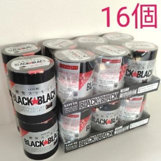 ロッテ　ブラックブラック　ワンプッシュボトルガム　16個(口臭防止/エチケット用品)