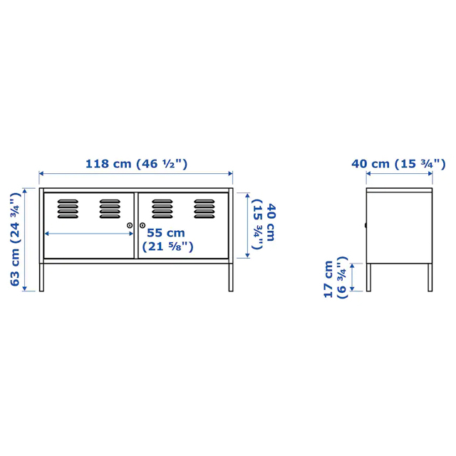 IKEA(イケア)の【新品未使用】IKEA★キャビネット【ホワイト／収納棚／玄関棚／PS】 インテリア/住まい/日用品の収納家具(棚/ラック/タンス)の商品写真