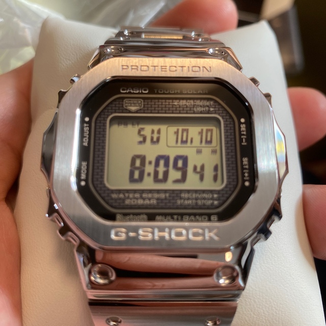 G-SHOCK(ジーショック)のCASIO G-SHOCK GMW-B5000D-1JF フルメタル シルバー メンズの時計(腕時計(デジタル))の商品写真