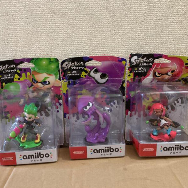 大人気定番商品 Nintendo Switch - ☆スプラトゥーン アミーボ ネオン 在庫有ります スプラトゥーン イカ ガール ボーイ インクリング amiibo その他