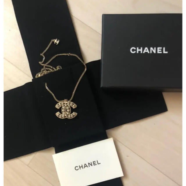 約30cm縦CHANEL ネックレス　ゴールド　大きめ