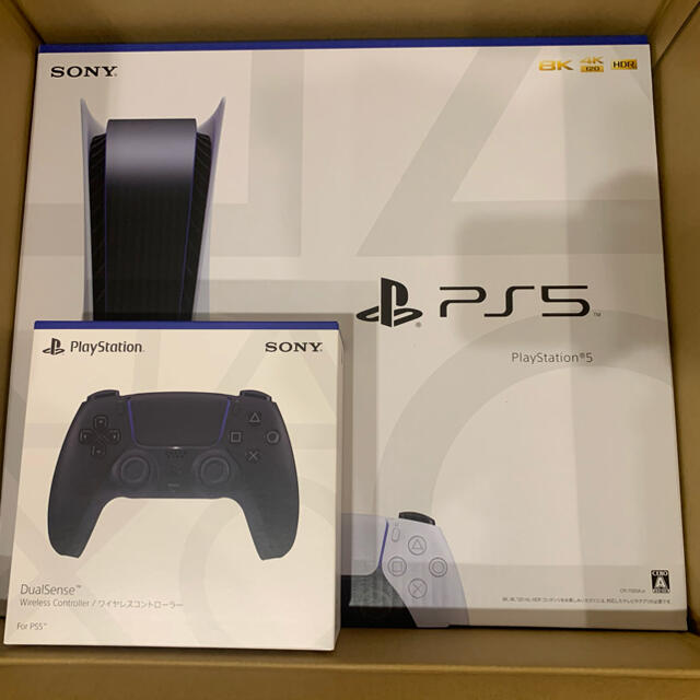 PS5 本体+DualSense  ミッドナイトブラック コントローラセット