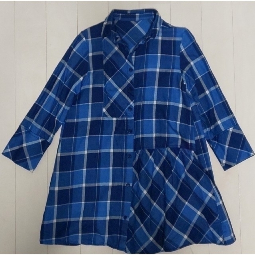 COMME ÇA FILLE コムサフィユ 七分袖 ブラウス  女子 キッズ/ベビー/マタニティのキッズ服女の子用(90cm~)(ブラウス)の商品写真