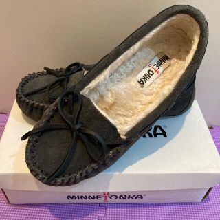 ミネトンカ(Minnetonka)のMINNETONKA ファーモカシン【値下げ】(スリッポン/モカシン)