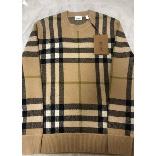 バーバリー(BURBERRY)のこま様専用　バーバリー　新作　チェック カシミア ジャカードセーター(ニット/セーター)