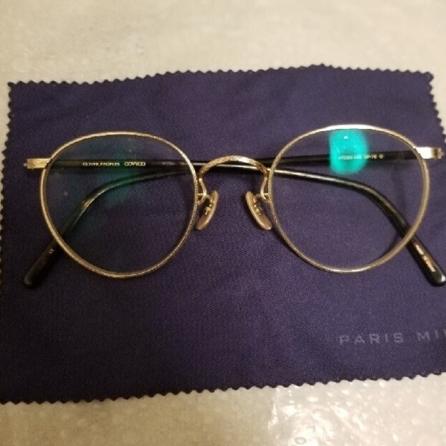 Ayame(アヤメ)の美品　オリバーピープルズのクラシックボストンメガネ タイプOP-78 G メンズのファッション小物(サングラス/メガネ)の商品写真