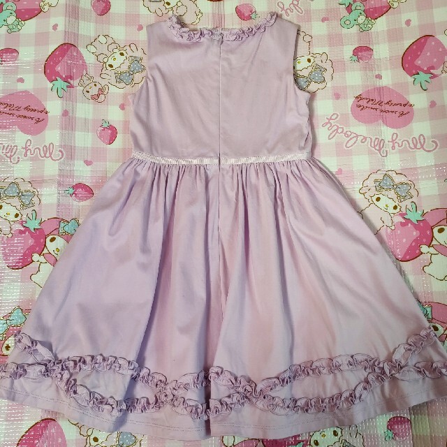 TOCCA(トッカ)のTOCCA  トッカバンビーニ　リボンワンピース　ラベンダー キッズ/ベビー/マタニティのキッズ服女の子用(90cm~)(ワンピース)の商品写真