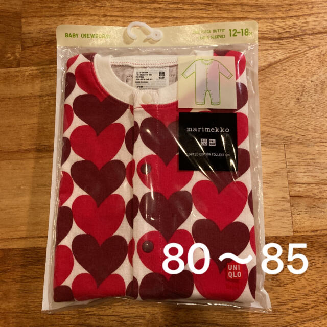 marimekko(マリメッコ)の日本未発売★UNIQLO×MARIMEKKO コラボ　海外限定　ロンパース キッズ/ベビー/マタニティのベビー服(~85cm)(ロンパース)の商品写真