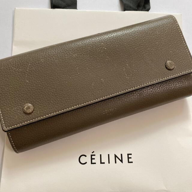 celine(セリーヌ)のセリーヌ　バイカラー　長財布 レディースのファッション小物(財布)の商品写真