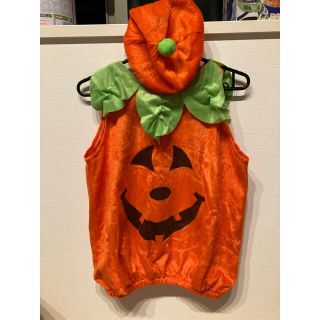 かぼちゃ　ハロウィン　仮装　子ども　キッズ(衣装)