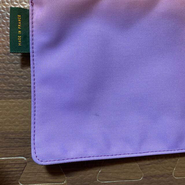 Herve Chapelier(エルベシャプリエ)の美品　エルベシャプリエ　無地　フラットポーチ　ポーチ　廃盤　パープル　紫　薄紫 レディースのファッション小物(ポーチ)の商品写真