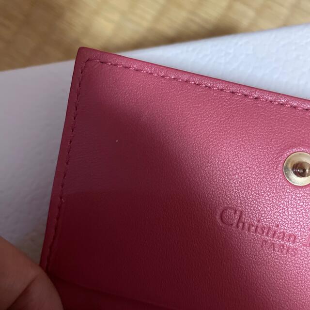 Christian Dior(クリスチャンディオール)のめめ様専用　ディオール　ミニウォレット　マローローズ レディースのファッション小物(財布)の商品写真