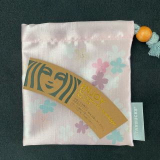 スターバックスコーヒー(Starbucks Coffee)のスターバックス　ミニ巾着　ドリンクチケット(フード/ドリンク券)