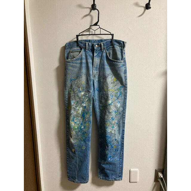 80's lee Painted Denim W33