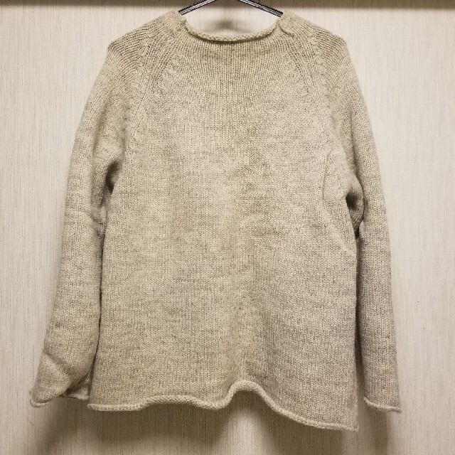 1LDK SELECT(ワンエルディーケーセレクト)の1LDK購入　0044　厚手　ニット　カットソー　モックネック　ハイネック　M メンズのトップス(ニット/セーター)の商品写真