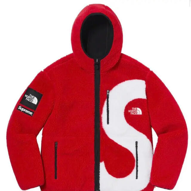 Supreme - Supreme TNF S Logo Hooded Fleece Jacket