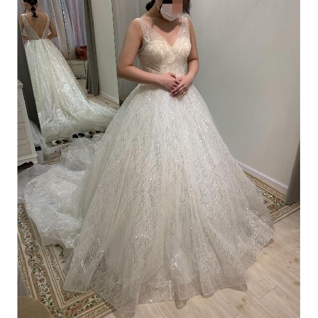 ma 韓国風 キラキラ ウェディングドレス ドレス MINLADY BRIDE 通販