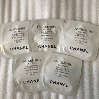 シャネル(CHANEL)のシャネル UVエサンシエル ジェルクリーム 5枚(日焼け止め/サンオイル)