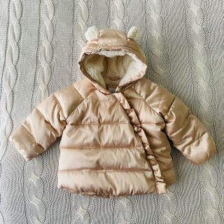 ベビーギャップ(babyGAP)のGAP ギャップベビー　未使用　ダウン　くまみみ　女の子(ジャケット/上着)