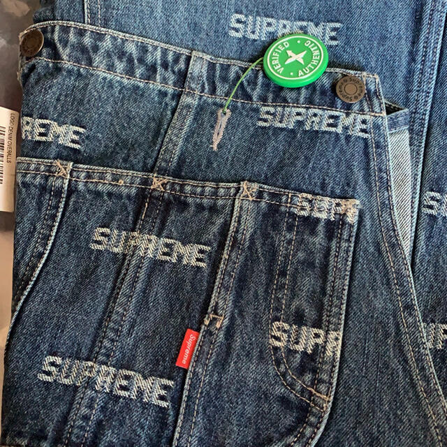 Supreme(シュプリーム)のsupreme logo denim overalls Sサイズ メンズのジャケット/アウター(カバーオール)の商品写真
