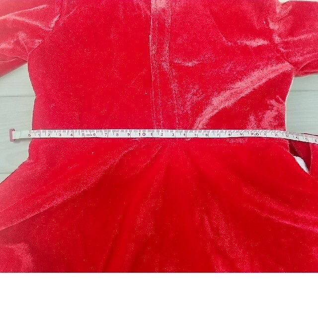 サンタクロースコスチューム　70〜80サイズ エンタメ/ホビーのコスプレ(衣装)の商品写真