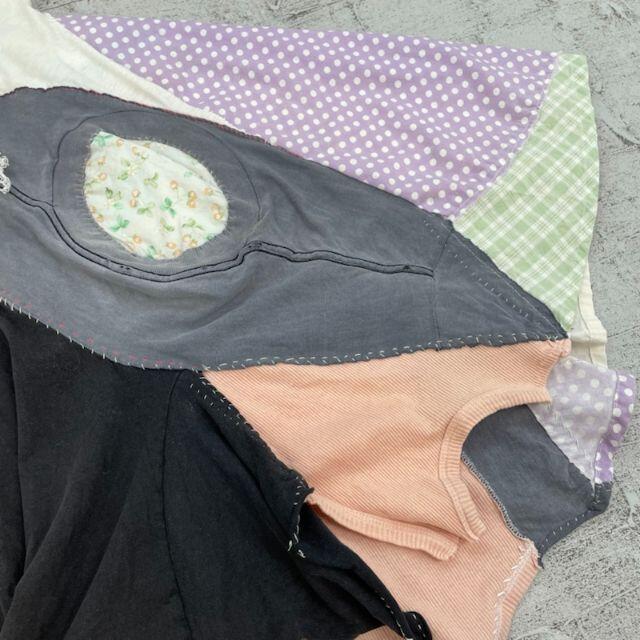 USED古着 ユーズド 古着リメイクワンピース パッチワークの通販 USED古着 ユーズド 古着リメイクワンピース パッチワークの通販