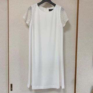 アンタイトル(UNTITLED)のお値下げ　untitled ワンピース　新品タグ付き❤️半額以下(ひざ丈ワンピース)