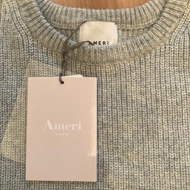 Ameri VINTAGE(アメリヴィンテージ)のAMERI VINTAGE☆フリンジニットドレス☆新品未使用タグ付 レディースのワンピース(ロングワンピース/マキシワンピース)の商品写真