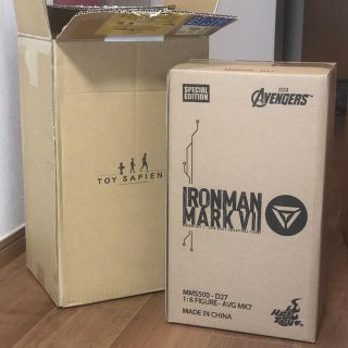 マーベル(MARVEL)の『アベンジャーズ１／６スケールフィギュア　アイアンマン　マーク7  ホットトイズ(アメコミ)