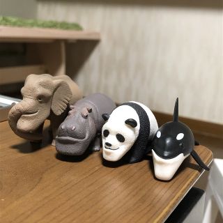 タカラトミーアーツ(T-ARTS)のシャクレルプラネット フィギュア  ゾウ パンダ カバ シャチ(その他)