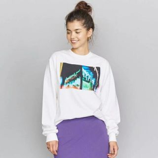 ビューティアンドユースユナイテッドアローズ(BEAUTY&YOUTH UNITED ARROWS)の＜idilliaco＞フォトプリントロングスリーブTシャツ　BY(Tシャツ(長袖/七分))