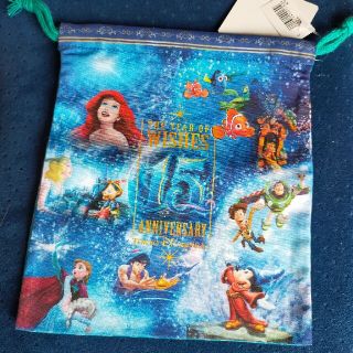 ディズニー(Disney)のディズニーシー15周年　巾着(キャラクターグッズ)