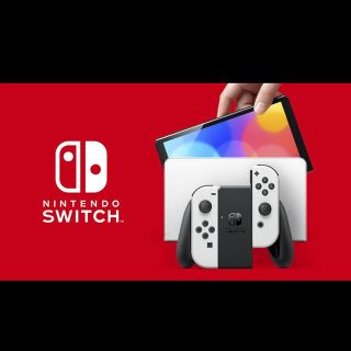 ニンテンドースイッチ(Nintendo Switch)の任天堂Switch 有機EL  ガラスカバー付き(家庭用ゲーム機本体)