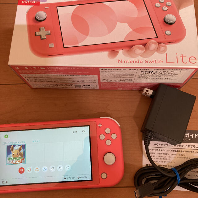 Nintendo Switch Lite ピンク　本体セット　動作品