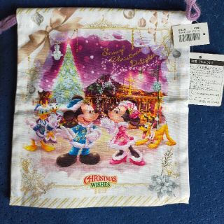 ディズニー(Disney)のディズニーシー 　クリスマス巾着(キャラクターグッズ)