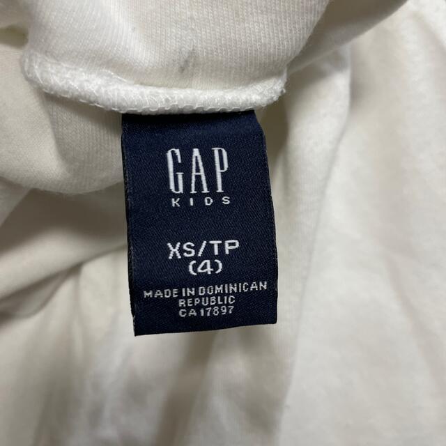 GAP Kids(ギャップキッズ)のGAP ギャップ　キッズ　ハイネック　ロンT 白　4 キッズ/ベビー/マタニティのキッズ服女の子用(90cm~)(Tシャツ/カットソー)の商品写真