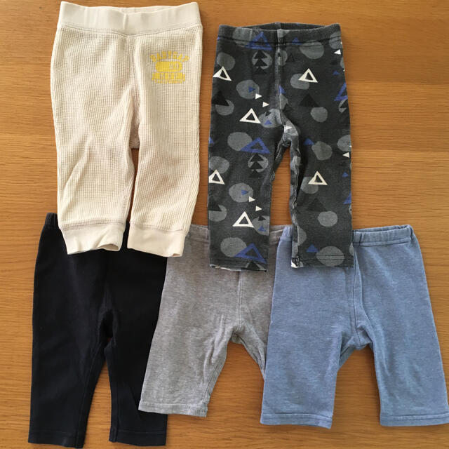 babyGAP(ベビーギャップ)のbaby GAP 無印良品 マーキーズ　レギンス５本セット キッズ/ベビー/マタニティのベビー服(~85cm)(パンツ)の商品写真