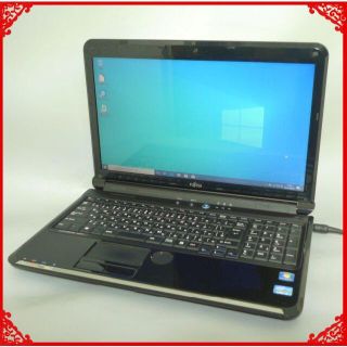 ブラック ノートPC AH54/D 4GB 640GB RW 無線 カメラ