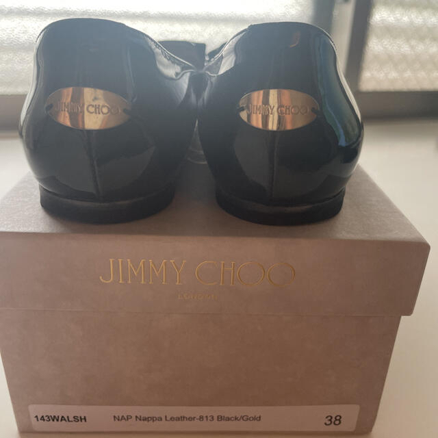 JIMMY CHOO(ジミーチュウ)のジミーチュウ美品シューズ　サイズ38 レディースの靴/シューズ(バレエシューズ)の商品写真