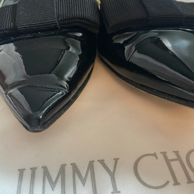 JIMMY CHOO(ジミーチュウ)のジミーチュウ美品シューズ　サイズ38 レディースの靴/シューズ(バレエシューズ)の商品写真