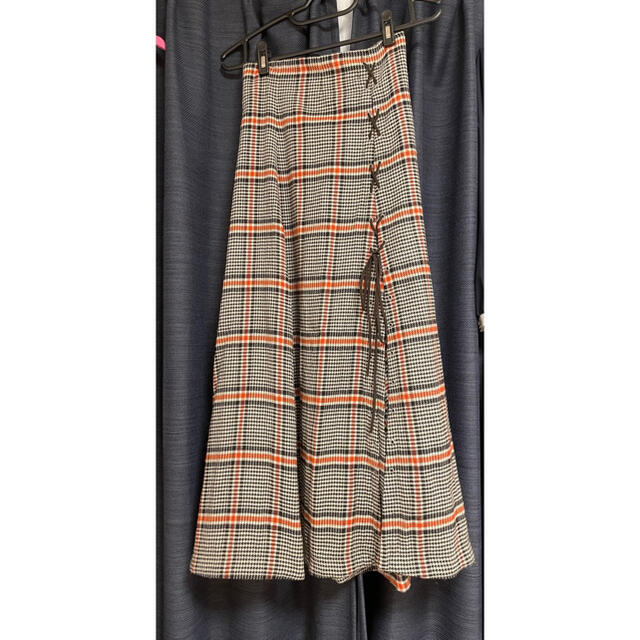 SNIDEL(スナイデル)のsnidel チェックスリットロングスカート レディースのスカート(ロングスカート)の商品写真