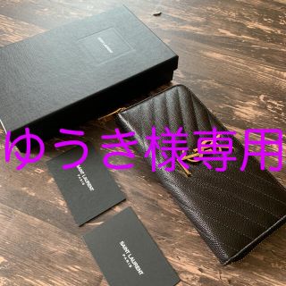 サンローラン(Saint Laurent)の週末セール 美品 イヴサンローラン イブサンローラン ラウンドファスナー 長財布(財布)