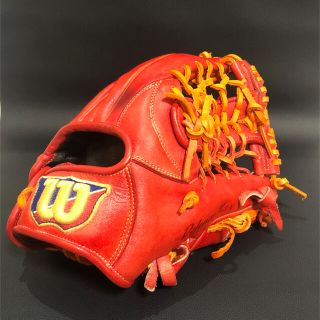 ウィルソン(wilson)の【超美品】ウィルソン　軟式グローブ(グローブ)