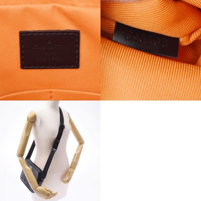 LOUIS メッセンジャー ショルダーバッグ グレー/黒の通販 by 銀蔵ラクマ店|ルイヴィトンならラクマ VUITTON - ルイヴィトン アルファ 国産豊富な