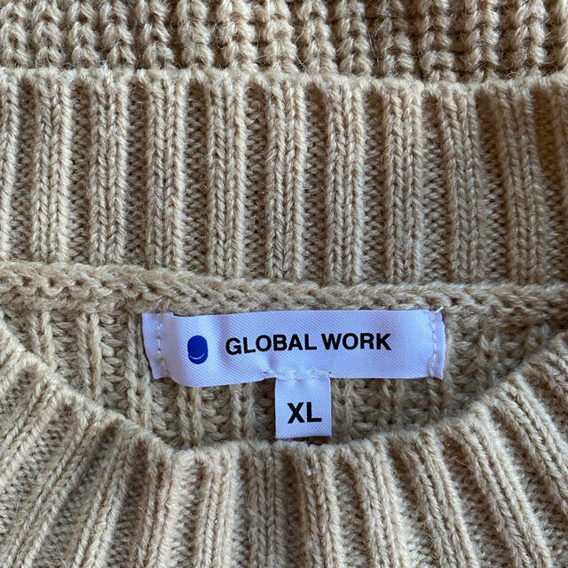 GLOBAL WORK(グローバルワーク)の期間限定　値下げ中　グローバルワーク　袖ふわふわセーター キッズ/ベビー/マタニティのキッズ服女の子用(90cm~)(ニット)の商品写真