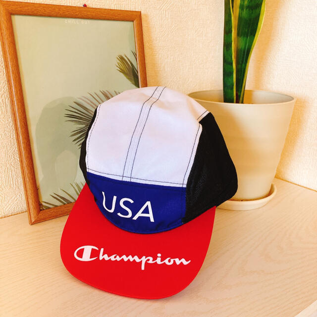 Champion(チャンピオン)の新品未使用！　90年代カラー　チャンピオン　キャップ　帽子 メンズの帽子(キャップ)の商品写真