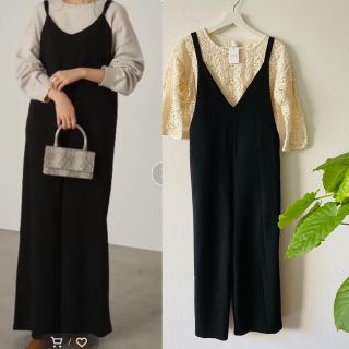 ザラ(ZARA)の未使用★Re:EDITサロペット　BLACK完売品★リエディ(サロペット/オーバーオール)