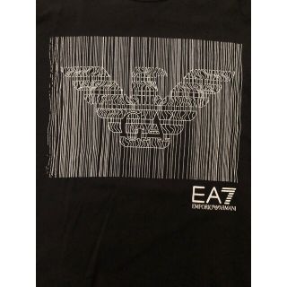 エンポリオアルマーニ(Emporio Armani)のEA7 エンポリオアルマーニ　ストレッチ長袖TシャツSサイズ黒(Tシャツ/カットソー(七分/長袖))